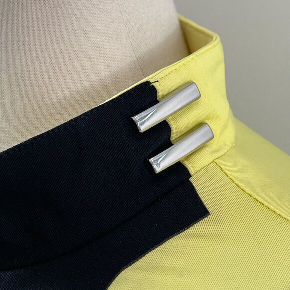 Jamie Sadock Womens Plus XXL Yellow Black 1/4 Zip Long Sleeve Golf Shirt Top - Picture 6 of 11